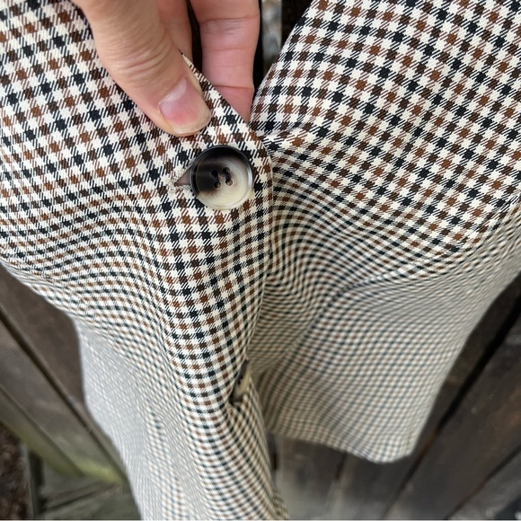 Belle Poque Wm’s Waistcoat Plaid Button Halter Vest Sz S - Picture 7 of 11